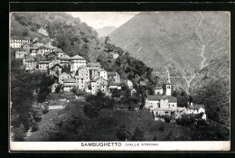 Cartolina Sambughetto, Panorama, Valle Strona  - Autres & Non Classés