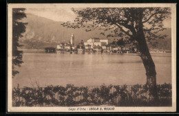 Cartolina Isola S. Giulio, Lago D`Orta  - Sonstige & Ohne Zuordnung