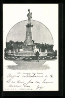 Cartolina Asti, Monumento A Vittoria Emanuele  - Asti