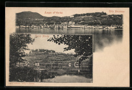 Cartolina Orta Novarese, Panorama, Sacro Monte, Lago D`Orta  - Autres & Non Classés