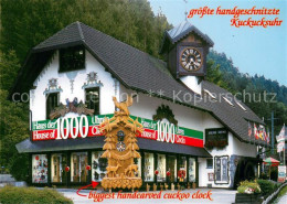 73779758 Triberg Haus Der 1000 Uhren Groesste Handgeschnitzte Kuckucksuhr Triber - Triberg