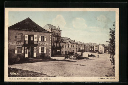 CPA Fay-sur-Lignon, Vue De La Rue Avec Hotel Blanc  - Andere & Zonder Classificatie