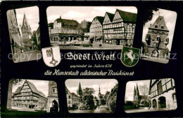 73779626 Soest DE NRW Hansestadt Altdeutscher Baukunst Motive Innenstadt Fachwer - Soest