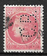 1031	N°	676	Perforé	-	CB 33	-	Cie De BETHUNE - Gebraucht