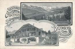 BRUCHBERG (Jaunpass) Bei Weissenbach: Gasthaus Alpenrose - Andere & Zonder Classificatie