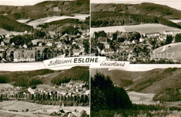 73779524 Eslohe Sauerland Ansichten Luftkurort Landschaftspanorama Eslohe Sauerl - Sonstige & Ohne Zuordnung