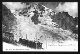 14565 - SUISSE - JUNGFRAUBAHN - Eigergletscher Und Mönch  - DOS NON DIVISE - Other & Unclassified