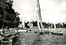 73779431 Poertschach Woerthersee Promenade Segelpartie Poertschach Woerthersee - Sonstige & Ohne Zuordnung