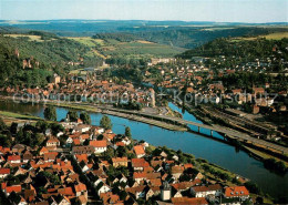 73779417 Wertheim Main Fliegeraufnahme Mit Kreuzwertheim Altem Schloss Und Odenw - Wertheim