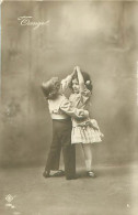 Serie De 4 Cartes - Couple Enfants - Le Tango   Q 2572 - Dans