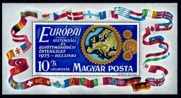 (A5) Hungary 1975: Conference On European Security And Cooperation (CSCE) - Helsinki ** MNH - Europese Gedachte
