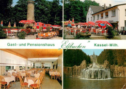 73779401 Wilhelmshoehe Kassel Gast Und Pensionshaus Elfbuchen Terrasse Gastraum  - Kassel
