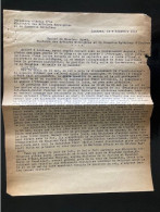 Tract Presse Clandestine Résistance Belge WWII WW2 Documents D'Audax  44 'Exposé De Monsieur Spaak' 5 Pages - Dokumente