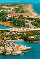 73779308 Ulcinj Montenegro Bungalowsiedlung Ferienort Kuestenpanorama Bucht Ulci - Montenegro