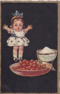Colombo.Girl And Berries On Plate.GAM Nr.577-3 - Colombo, E.