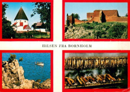 73779198 Bornholm Turm Ruine Steilkueste Fischraeucherei Bornholm - Denmark