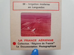 Photo Diapo Diapositive Slide France Aérienne N°59 IRRIGATION Moderne à Situer En LANGUECOC VOIR ZOOM - Dias