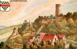 73779184 Scharfenstein Burgruine Kiedrich Panorama  - Other & Unclassified