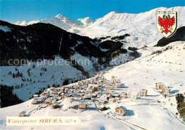 73779168 Serfaus Tirol Seilbahn Zum Koelner Haus Mit Furgler Fliegeraufnahme Ser - Altri & Non Classificati