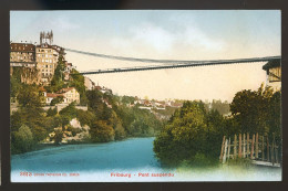 14580 - SUISSE - FRIBOURG - Pont Suspendu - Fribourg