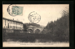 CPA Dunières, Pont Du Mirail Et Route De St-Julien  - Autres & Non Classés