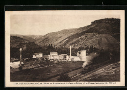 CPA Blesle, Le Quartier De La Gare Au Babory  - Blesle