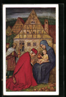 Künstler-AK Matthäus Schiestl: Die Heiligen Drei Könige Und Maria Mit Jesuskind  - Schiestl, Matthäus