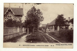 Cpa N° 30 MORCENX Avenue De La Gare - Morcenx