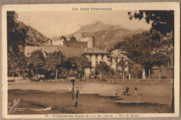 CPA 04 - COLMARS Les ALPES - Fort De Savoie - TB PLAN Partie Du Village - Animation Dans Parc Enfants + Oblitération - Other & Unclassified