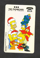 Intouch-GTS, The Simpsons Christmas, 500Bfr, Rare - Without Chip