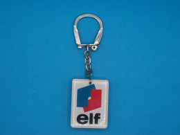 Porte-clé Plastique - Elf - Produits Pétroliers - Années 50-60 - Porte-clefs