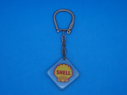 Porte-clé Plastique - Shell - Produits Pétroliers - Années 50-60 - Coquillage - Llaveros
