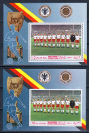 Manama 1969 Mi# Block A 27 A And B ** MNH - Perf. And Imperf. - Germany National Football Team / Soccer - Other & Unclassified