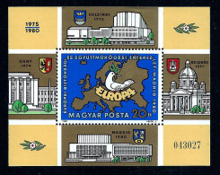 (A5) Hungary 1980: Conference On European Security And Cooperation (CSCE) - Madrid ** MNH - Europese Gedachte