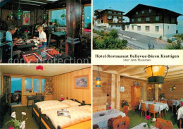 12715814 Krattigen Hotel Restaurant Bellevue Baeren Speisekarte Krattigen - Other & Unclassified