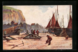 Künstler-AK Raphael Tuck & Sons Nr. 6189: Hastings, Fishermen`s Quarters  - Tuck, Raphael