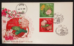 FDC Vietnam Viet Nam Cover With Perf Stamps 2019 : NEW YEAR OF RAT / MOUSE 2020 / Zodiac (Ms1118) - Vietnam