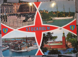 SWEDEN SVERIGE STOCKHOLM MULTI VIEW PANORAMA POSTCARD ANSICHTSKARTE CARTE POSTALE POSTKARTE CARTOLINA PHOTO CARD - Suède