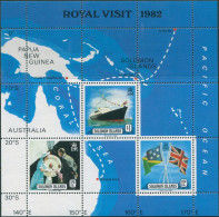 Solomon Islands 1982 SG475 Royal Visit MS MNH - Solomon Islands (1978-...)