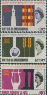 Solomon Islands 1966 SG157-159 UNESCO Set MNH - Isole Salomone (1978-...)