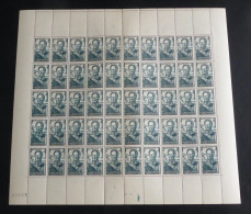 FRANCE - 1944 - N°YT. 662 - Bugeaud - Feuille Complète - Neuf Luxe ** / MNH / Postfrisch - Fogli Completi