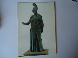 GREECE  POSTCARDS  MUSEUM STATUE ATHENA     FOR MORE PURCHASES 10% DISCOUNT - Grecia
