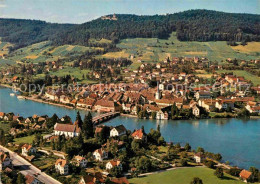 12714530 Stein Rhein Mit Schloss Hohenklingen Fliegeraufnahme Stein Am Rhein - Autres & Non Classés