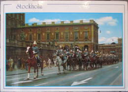 SWEDEN SVERIGE STOCKHOLM ROYAL GUARDS PARADE POSTCARD ANSICHTSKARTE CARTE POSTALE POSTKARTE CARTOLINA PHOTO CARD - Sweden