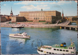 SWEDEN SVERIGE STOCKHOLM ROYAL PALACE POSTCARD ANSICHTSKARTE CARTE POSTALE POSTKARTE CARTOLINA PHOTO CARD - Suède
