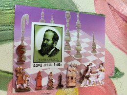 Korea Stamp MNH Chess 2001 Imperf S/s - Corée Du Nord