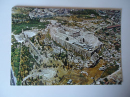 GREECE  POSTCARDS  ACROPOLE ATHENS    ON AIR     FOR MORE PURCHASES 10% DISCOUNT - Grèce