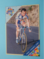 MANUEL FERNANDEZ GINES > MAPEI Quick Step CYCLING Team ( Zie / Voir SCANS ) Format CP ( Edit.: Sponsor 1999 ) ! - Cycling