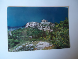 GREECE  POSTCARDS  ACROPOLE ATHENS    ON AIR     FOR MORE PURCHASES 10% DISCOUNT - Grèce