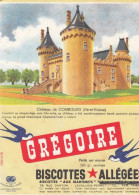BUVARD & BLOTTER - Biscottes Grégoire -  Château De Combourg (Ille Et Vilaine 35) - Other & Unclassified